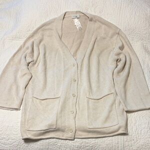 Aritzia Soft Beige Women's Cardigan